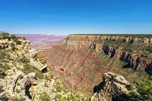 Hoozdo Hahoodzo Prints: Idyllic shot of Grand Canyon near Trail View Overlook along Hermit Road