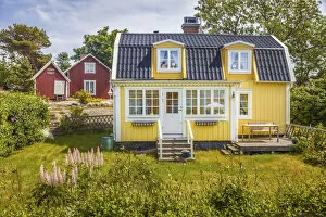 Images Dated 15th July 2021: Idyllic summer house in Landsort on the archipelago island of A-ja, Stockholm County