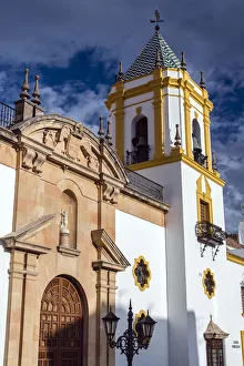 Iglesia Prints: Iglesia del Socorro church, Plaza del Socorro, Ronda, Andalusia, Spain
