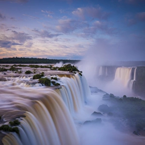 Serene Landscape Prints: Iguacu Falls, Parana State, Brazil