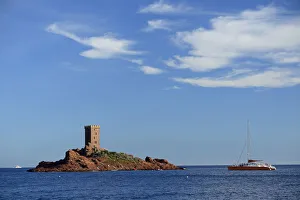 Ile Dor Prints: Ile d Or, At Port de Poussai, St. Raphael, Provence Alpes Cote d Azur, France