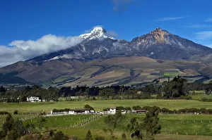 Illiniza Volcanic Mountains, South of Quito, Referred To As Illiniza South And Illiniza