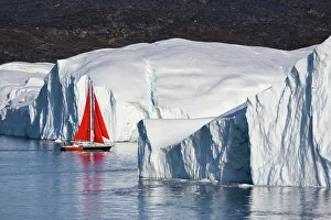 Danish Territory Prints: Ilulissat icefjord, Ilulissat, Greenland