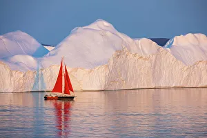 Danish Territory Prints: Ilulissat icefjord, Ilulissat, Greenland