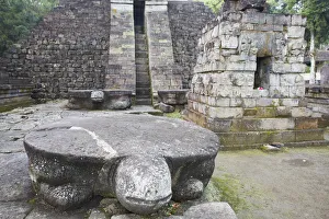 Inca style temple of Candi Sukuh, Solo, Java, Indonesia