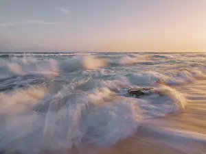 Powerful Prints: Incoming waves on the Caribbean Sea at Consuelos Beach on Grand Cayman