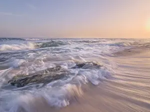 Cayman Prints: Incoming waves at Consuelos Beach as HUrricane Beryl approached Grand Cayman