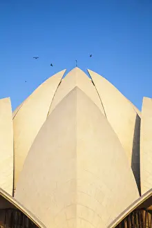 Mother Temple Prints: India, Delhi, New Delhi, Bahai House of Worship know as the The Lotus Temple