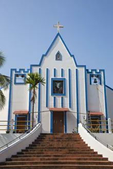 India, Goa, Galgaibag beach, St. Anthonys Church
