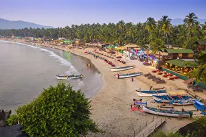 Images Dated 11th December 2017: India, Goa, Palolem Beach