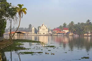 Images Dated 30th April 2020: India, Kerala, Alappuzha (Alleppey), Alappuzha (Alleppey) backwaters, St