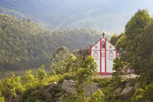 India, Kerala, Munnar, Tea estate church