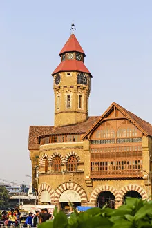 Mumbai Gallery: India, Maharashtra, Mumbai, Crawford market, built in the days of the British Raj