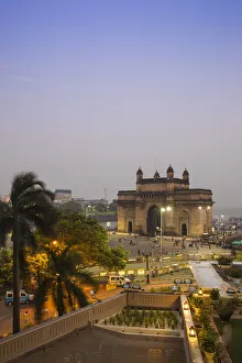 Bombay Prints: India, Maharashtra, Mumbai, View of Gateway of India