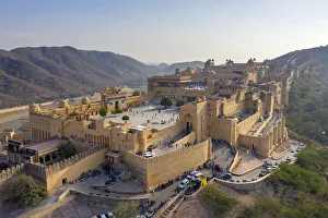 Step Well Prints: India, Rajasthan, Jaipur, Amber, Amber Fort