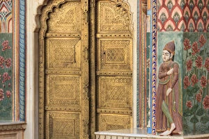 Rajasthan Gallery: India, Rajasthan, Jaipur, City Palace, Lotus Gate