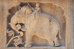Haveli Prints: India, Rajasthan, Jaisalmer, Old Town, Nathmal Ki Haveli (Traditional Ornately decorated