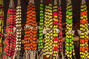 Fair Prints: India, Rajasthan, Pushkar, Stall selling camel decorations and embellishments at Pushkar