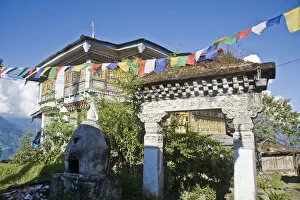Northern India Gallery: India, Sikkim, Pelling, Pemayangtse Gompa, One of Sikkims oldest and most significant