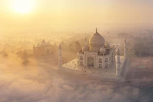 Agra Gallery: India, Uttar Pradesh, Agra, Taj Mahal (UNESCO World Heritage Site)