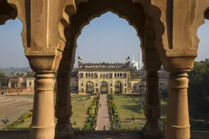 Lucknow Prints: India, Uttar Pradesh, Lucknow, Bara Imambara complex, Bada Imambara (Main Building)