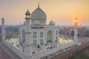 India Prints: India, Uttar Pradesh, Taj Mahal (UNESCO World Heritage Site)