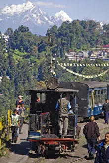 India, West Bengal, Darjeeling, Darjeeling Train station, home to Darjeeling Himalayan