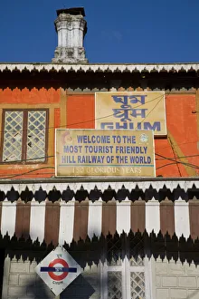 West Bengal Prints: India, West Bengal, Darjeeling, Ghoom Railway Station