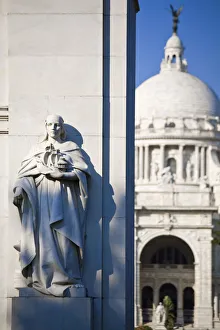 India, West Bengal, Kolkata, Calcutta, Chowringhee, Victoria Memorial, King Edward