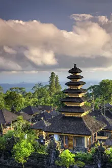 Pura Besakih Prints: Indonesia, Bali, Besakih, Pura Agung Besakih temple complex