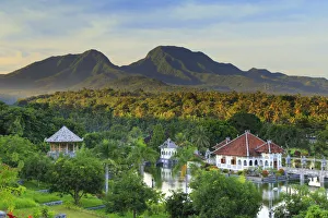 Indonesia, Bali, East Bali, Ujung, Taman Ujung Water Palace and Gunung Lempuyang Mountain