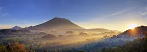 Volcano Prints: Indonesia, Bali, Sidemen, Sidemen Valley and Gunung Agung Volcano