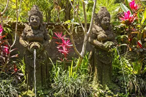 Images Dated 28th November 2019: Indonesia, Bali, Ubud, Fountain