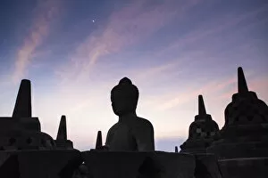Images Dated 5th November 2012: Indonesia, Java, Magelang, Borobudur Temple