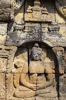 Full Frame Prints: Indonesia, Java, Magelang, Relief panel at Borobudur Temple