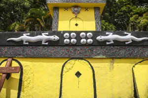 Indonesia, Sumatra, Samosir Island, Lake Toba, Ambarita, Siallagan Batak village, Tomb