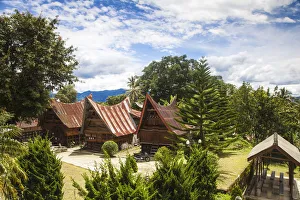 Indonesia, Sumatra, Samosir Island, Lake Toba, Ambarita, Siallagan village, Ancient