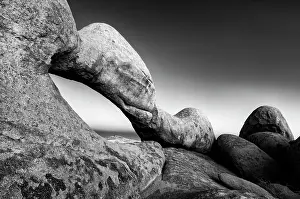 Namibia Prints: Infrared view of ancient granite rocks, Spitzkoppe, Namib Desert, Namibia, Africa