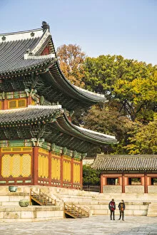 Images Dated 14th November 2016: Injeongjeon (Throne Hall), hangdeokgung Palace, Seoul, South Korea