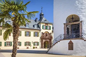 Schloss Prints: Inner courtyard of Bad Homburg Palace, Taunus, Hesse, Germany