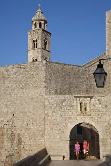 Inner Ploce Gate and Asimon Tower, Dalmatia, Dubrovnik, Croatia