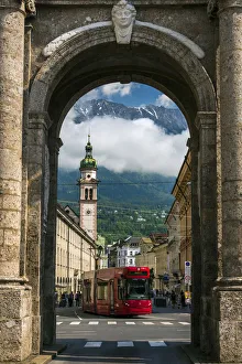 Streetcar Prints: Innsbruck, Tyrol, Austria