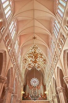 Neo Gothic Prints: Interior of the Basilica of Our Lady of Lujan, Lujan, Buenos Aires province, Argentina