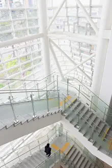 Library Prints: Interior of Busan Library, Daekpo, Busan, South Korea
