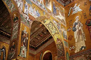 City Life Prints: Interior of Capella Palatina (Palatine chapel)