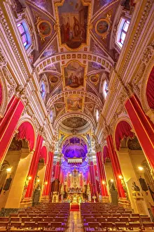 House Of Worship Prints: The Interior of The Cathedral of the Assumption of the Blessed Virgin Mary into Heaven