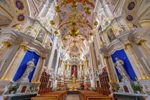 Late Gothic Prints: Interior of the Cathedral Basilica of Apostles St