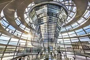 Architecture Collection: Interior, Dome, Reichstag, Berlin, Germany