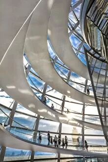 Interior, Dome, Reichstag, Berlin, Germany