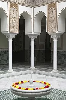 Interior of the famous Mamounia hotel in Marrakech